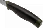 Couteau Mora Companion Heavy Duty MG 12210 lame carbone 10,4cm manche caoutchouc noir/kaki + étui