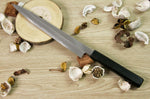 Couteau sujihiki japonais artisanal Kagekiyo Suri Urushi 24cm