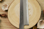Couteau sujihiki japonais artisanal Kagekiyo Suri Urushi 24cm