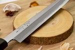 Couteau sujihiki japonais artisanal Kagekiyo Suri Urushi 24cm