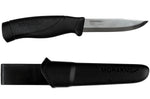 Couteau Mora Companion Heavy Duty 13158 lame inox 10,4cm manche caoutchouc noir + étui