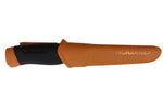 Couteau Mora Companion Heavy Duty 13259 HD lame inox 10,4cm manche caoutchouc orange + étui
