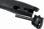 Couteau Mora Companion Spark 13567 lame inox 10,4cm manche caoutchouc noir avec pierre à feu + étui
