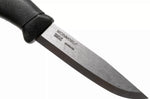 Couteau Mora Companion Spark 13567 lame inox 10,4cm manche caoutchouc noir avec pierre à feu + étui