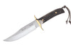 Couteau Muela Bowie 9263 lame en inox 16cm manche en bois de cerf avec lacet et étui en cuir