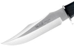 Couteau Muela 21733 lame en inox 17cm manche en gomme noire + étui noir