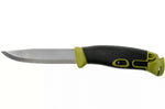 Couteau Mora Companion Spark 13570 lame inox 10,4cm manche caoutchouc vert avec pierre à feu + étui