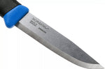 Couteau Mora Companion Spark 13572 lame inox 10,4cm manche en caoutchouc bleu et pierre à feu avec étui