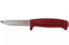 Couteau Mora Basic 511 12147 lame carbone 9,1cm manche polypropylène rouge + étui