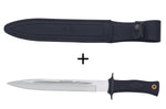 Couteau Muela ESCORP 9207 lame en inox 26cm manche gomme noire + étui en cuir