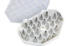 Boîte de douilles en acier inoxydable pour décors fins - 26 ou 52 douilles - 26
