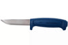 Couteau Mora Basic 546 12241 lame inox 9,1cm manche en polypropylène bleu avec étui