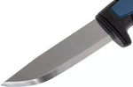 Couteau Mora Pro S 12242 lame inox 9,1cm manche caoutchouc bleu + étui