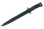 Couteau Muela ESCORP 9244 lame noire 26cm manche en gomme noire + étui en cuir