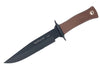 Couteau Muela ESCORP 9277 lame noire 18cm manche en gomme marron avec étui en cordura