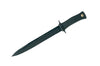 Couteau Muela Escorp 9311 lame noire en inox 19cm manche en gomme noire + étui en cuir