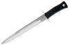 Couteau Muela Escorp 9312 lame 30cm manche en gomme noire et garde en inox + étui en cuir