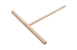 Râteau à crêpes rond 18cm en bois de hêtre