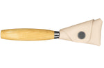 Couteau à sculpter Mora 163 double tranchant 13445 lame inox 7,4cm manche bouleau