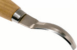 Couteau à sculpter Mora 163 double tranchant 13445 lame inox 7,4cm manche bouleau