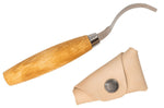 Couteau à sculpter Mora 163 double tranchant 13445 lame inox 7,4cm manche bouleau