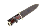 Couteau Muela Chevreuil 9313 lame en inox 22cm manche en Stamina + étui en cuir