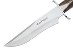 Couteau Muela Magnum 9229 lame en inox 19cm manche en bois de cerf + étui en cuir