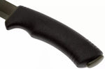 Couteau Mora Bushcraft 10791 lame noire carbone 10,9cm manche caoutchouc noir + étui