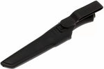 Couteau Mora Bushcraft 10791 lame noire carbone 10,9cm manche caoutchouc noir + étui