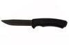 Couteau Mora Bushcraft 10791 lame noire carbone 10,9cm manche caoutchouc noir + étui
