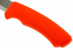 Couteau Mora Bushcraft Survival 12051 lame inox 10,9cm manche caoutchouc orange avec allume feu + étui