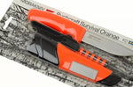 Couteau Mora Bushcraft Survival 12051 lame inox 10,9cm manche caoutchouc orange avec allume feu + étui
