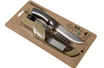 Couteau Mora Bushcraft Survival 13033 lame inox 10,9cm manche caoutchouc marron avec allume-feu + étui