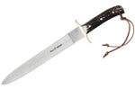 Couteau Muela Bowie 9269 lame en inox 26cm manche en bois de cerf + étui en cuir