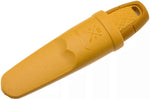 Petit couteau de poche Mora Eldris 12632 lame inox 5,9cm manche caoutchouc jaune avec allume-feu + étui