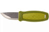 Petit couteau Mora Eldris 12633 lame inox 5,9cm manche caoutchouc vert + allume-feu + étui