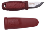 Couteau de poche Mora Eldris 12648 lame inox 5,9cm manche caoutchouc rouge + étui