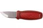 Couteau de poche Mora Eldris 12648 lame inox 5,9cm manche caoutchouc rouge + étui