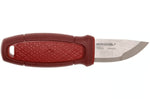 Couteau de poche Mora Eldris 12648 lame inox 5,9cm manche caoutchouc rouge + étui