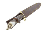 Couteau Muela Alcaraz 9214 lame en inox 26cm manche en bois de Cerf + étui en cuir