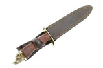 Couteau Muela Alcaraz 9296 lame en inox 26cm manche en bois de stamina + étui en cuir
