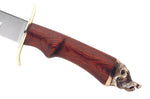 Couteau Muela Alcaraz 9296 lame en inox 26cm manche en bois de stamina + étui en cuir