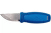 Couteau de poche Mora Eldris 12649 lame inox 5,9cm manche caoutchouc bleu + étui