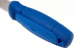 Couteau de poche Mora Eldris 12649 lame inox 5,9cm manche caoutchouc bleu + étui