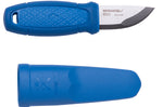 Couteau de poche Mora Eldris 12649 lame inox 5,9cm manche caoutchouc bleu + étui