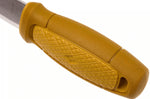 Couteau de poche Mora Eldris 12650 lame inox 5,9cm manche caoutchouc jaune + étui