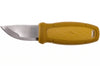 Couteau de poche Mora Eldris 12650 lame inox 5,9cm manche caoutchouc jaune + étui
