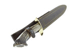Couteau Muela Alcaraz 9206 lame en inox 26cm manche en bois de cerf + étui en cuir