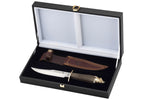 Couteau Muela Wildboar 9299 lame en inox 16cm manche en bois de Cerf + étui en cuir et coffret