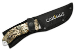Couteau Camillus Veil lame 19834 inox 10,2cm Manche Prym1 Camo ABS + étui nylon